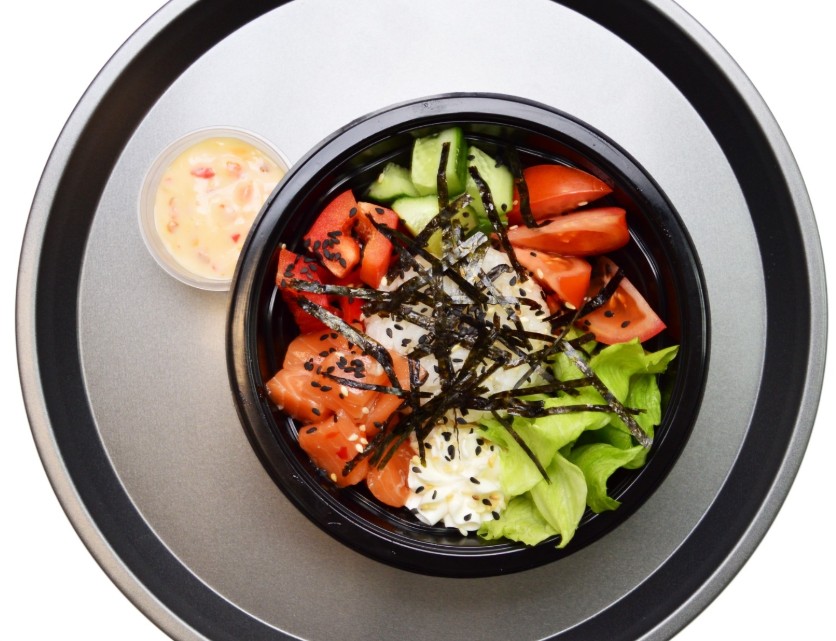 Поке с лососем