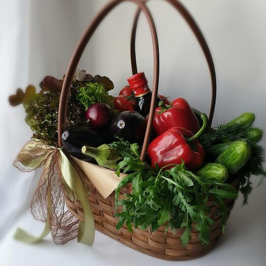 Овощная корзинка полезно