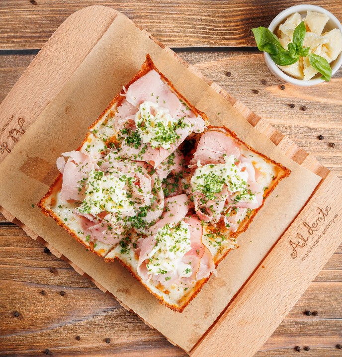 Прошутто котто и страчателла Детройт