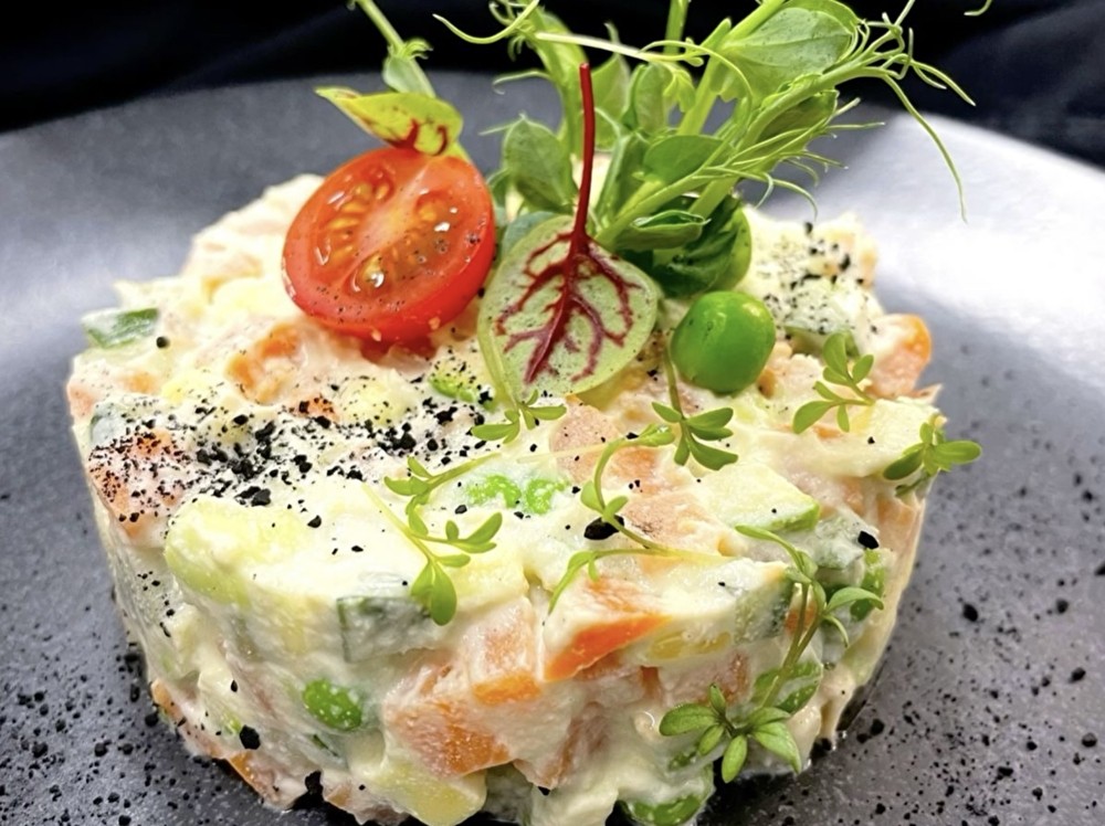 Оливье с курочкой