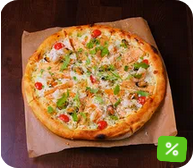 Пицца с морепродуктами