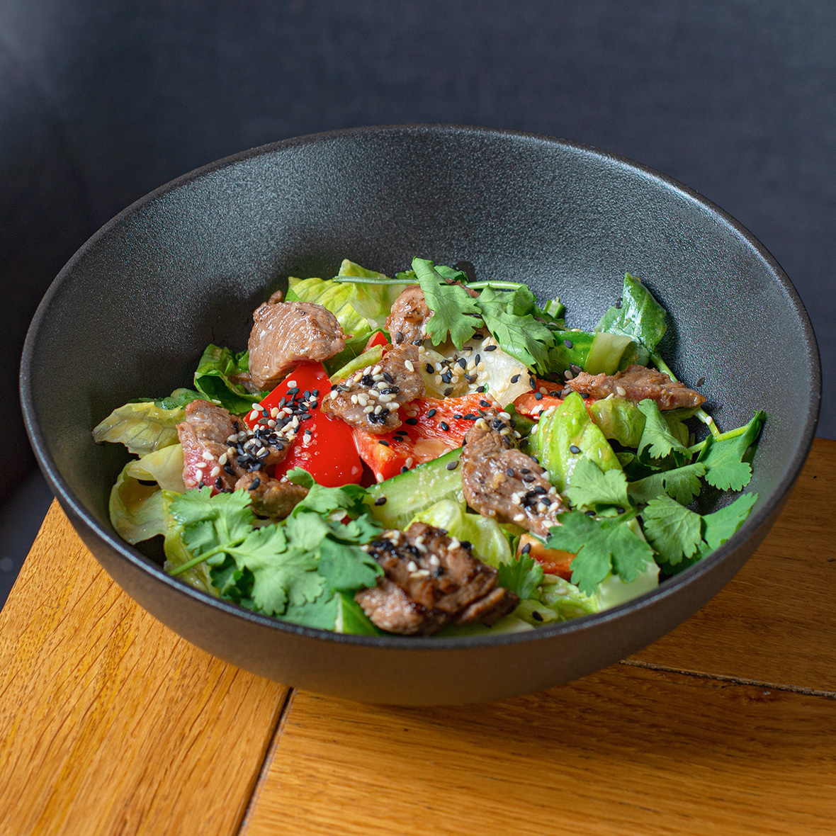 Салат с телятиной