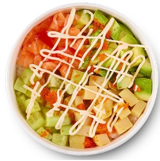 Поке с лососем