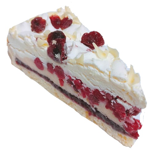 Торт Брусничный с белым шоколадом