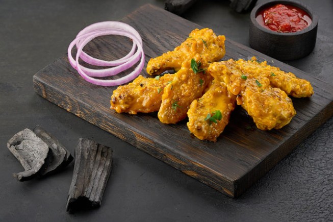 Шашлык крылья куриные медово-горчичные