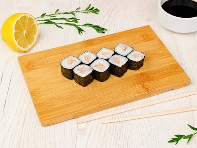 Мини-маки с креветкой