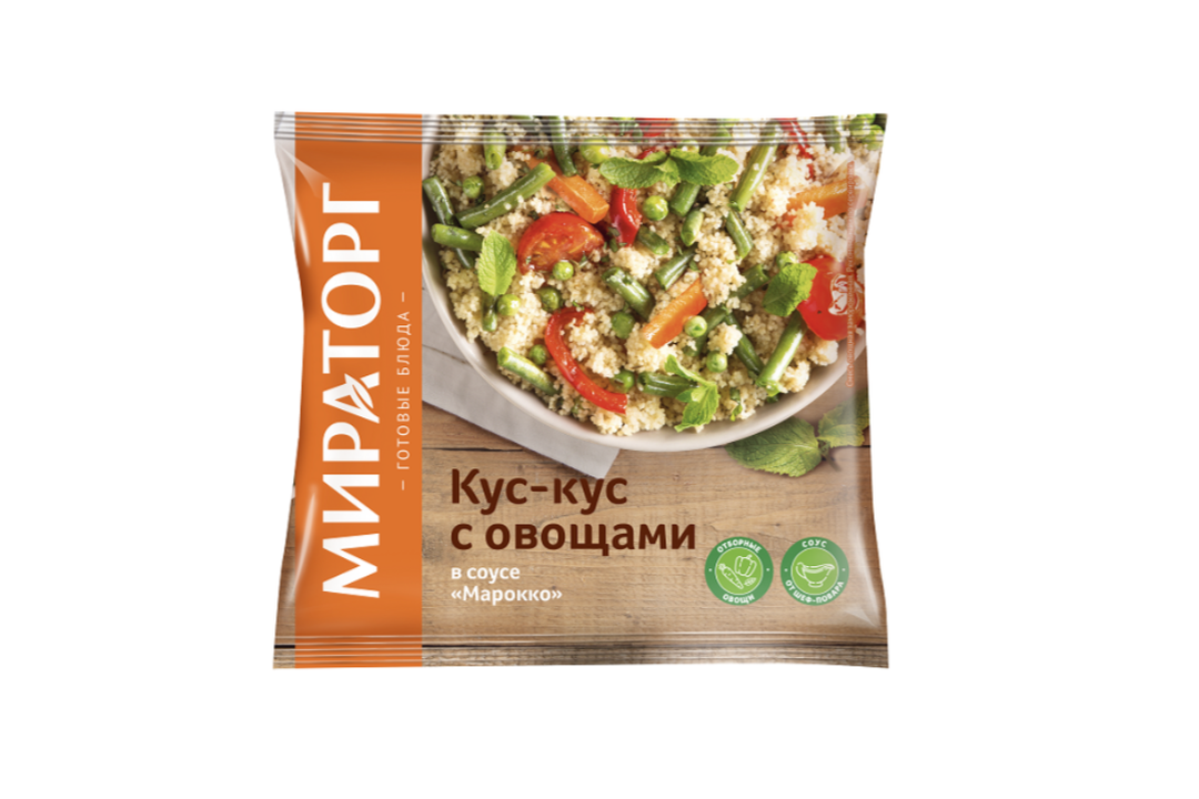 Смесь овощная Мираторг Кус-кус с овощами в соусе Марокко замороженная 400 г(Продукт замороженный)