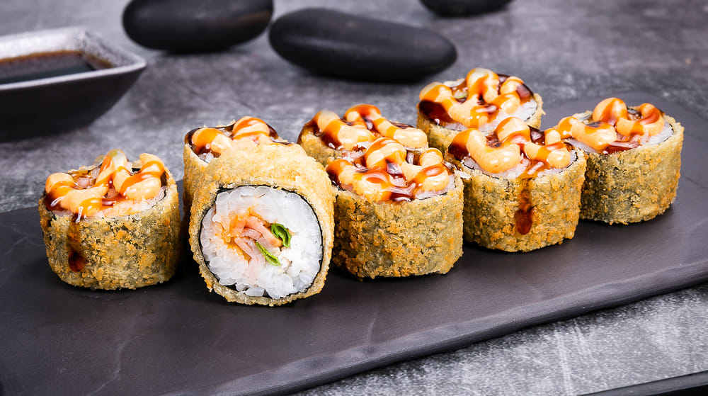 Ролл Бекон лайт темпура (мини)