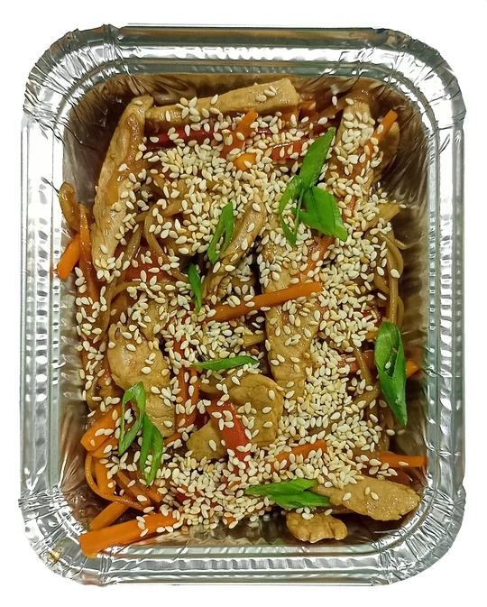 Удон с курицей