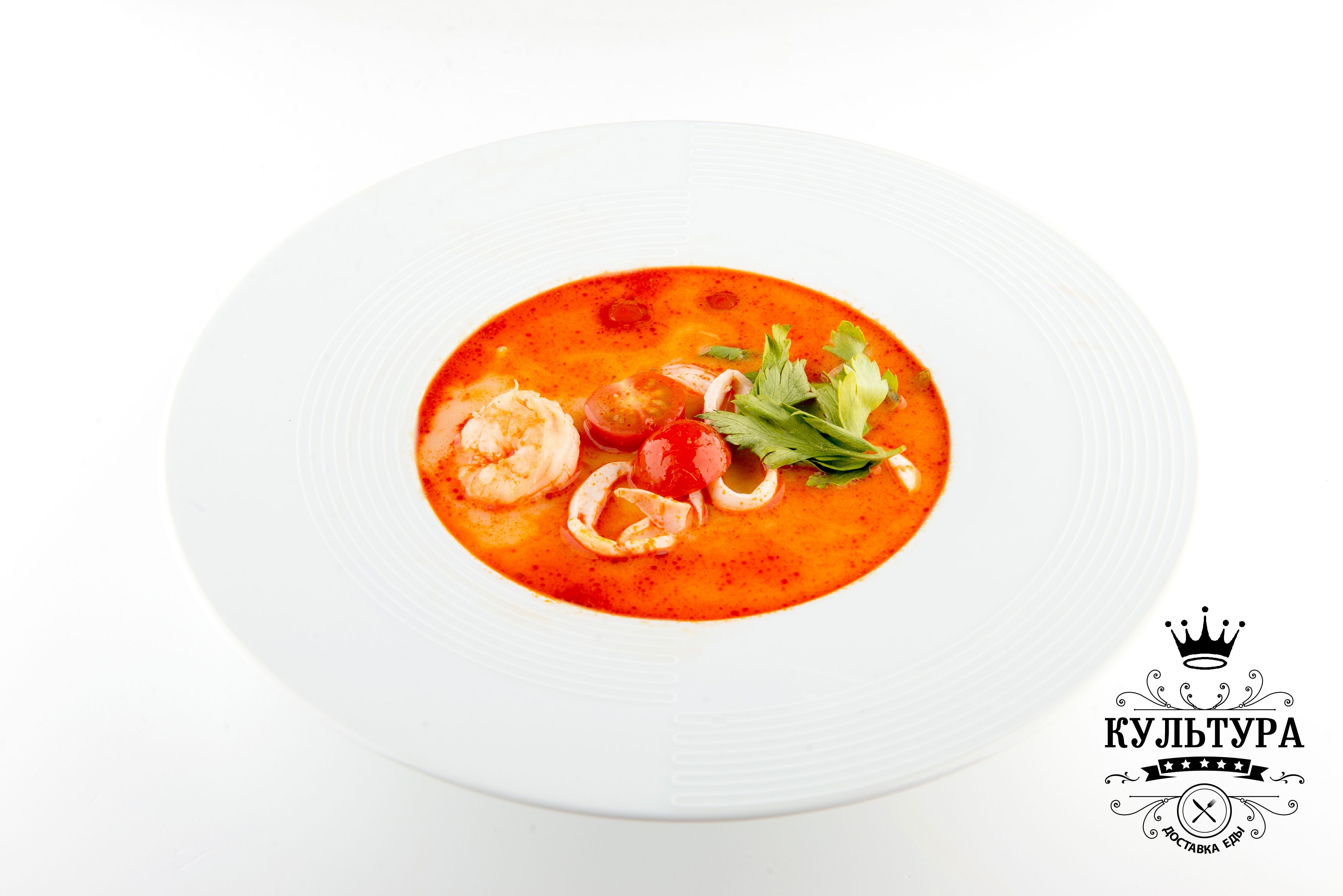 Том Ям с курицей