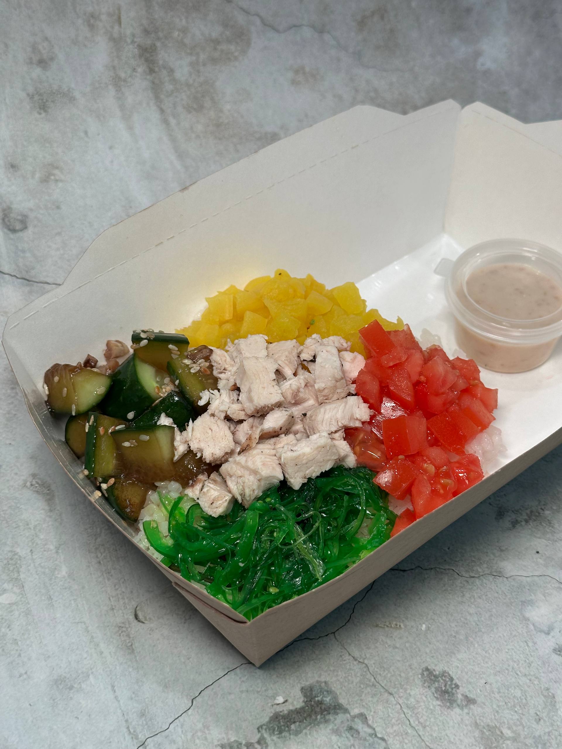 Поке с курицей