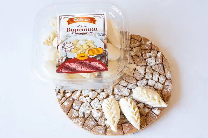 Вареники с творогом 0.5кг