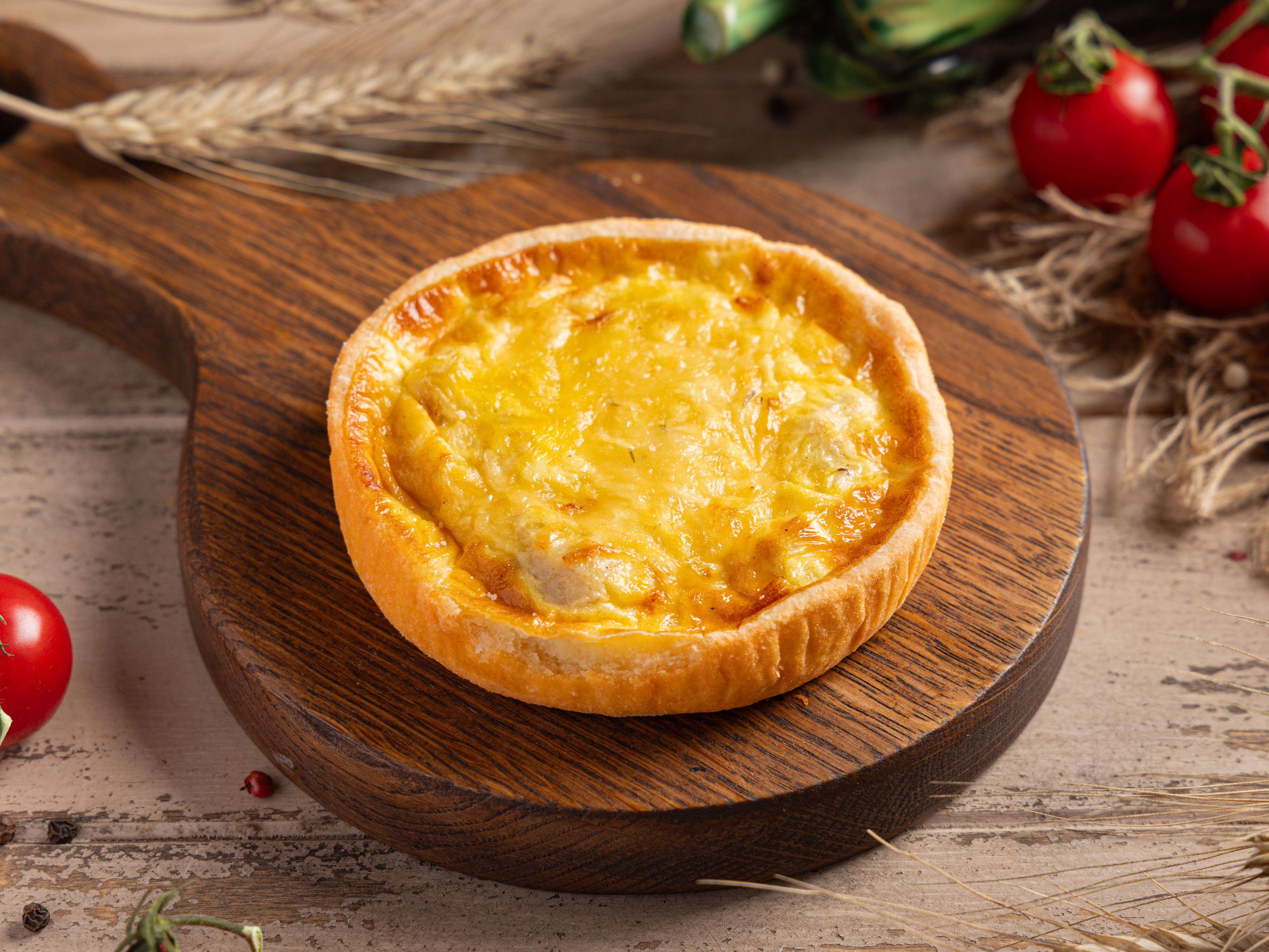 Киш с курицей