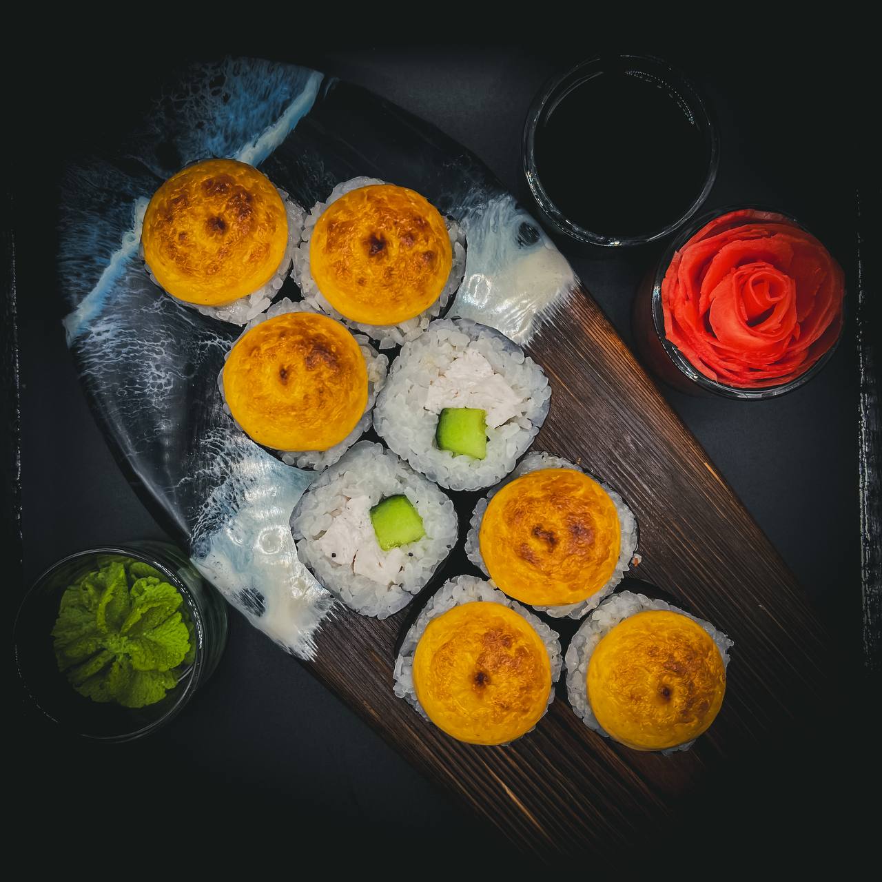 Острый с курицей