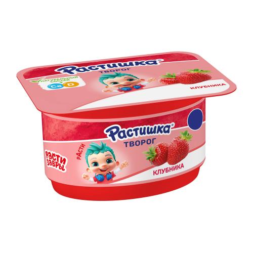 Творог клубника Растишка 3.5% 110г
