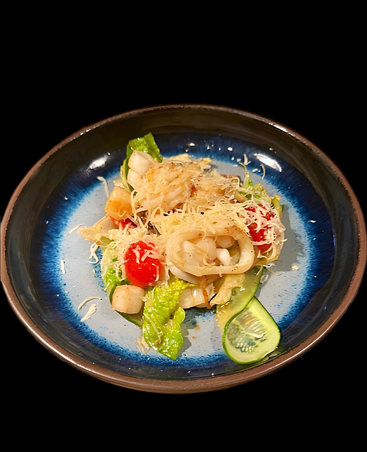 Салат микс с морепродуктами