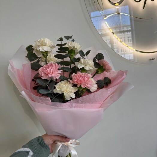 Микс диантусов для любимой, для мамы на день рождение