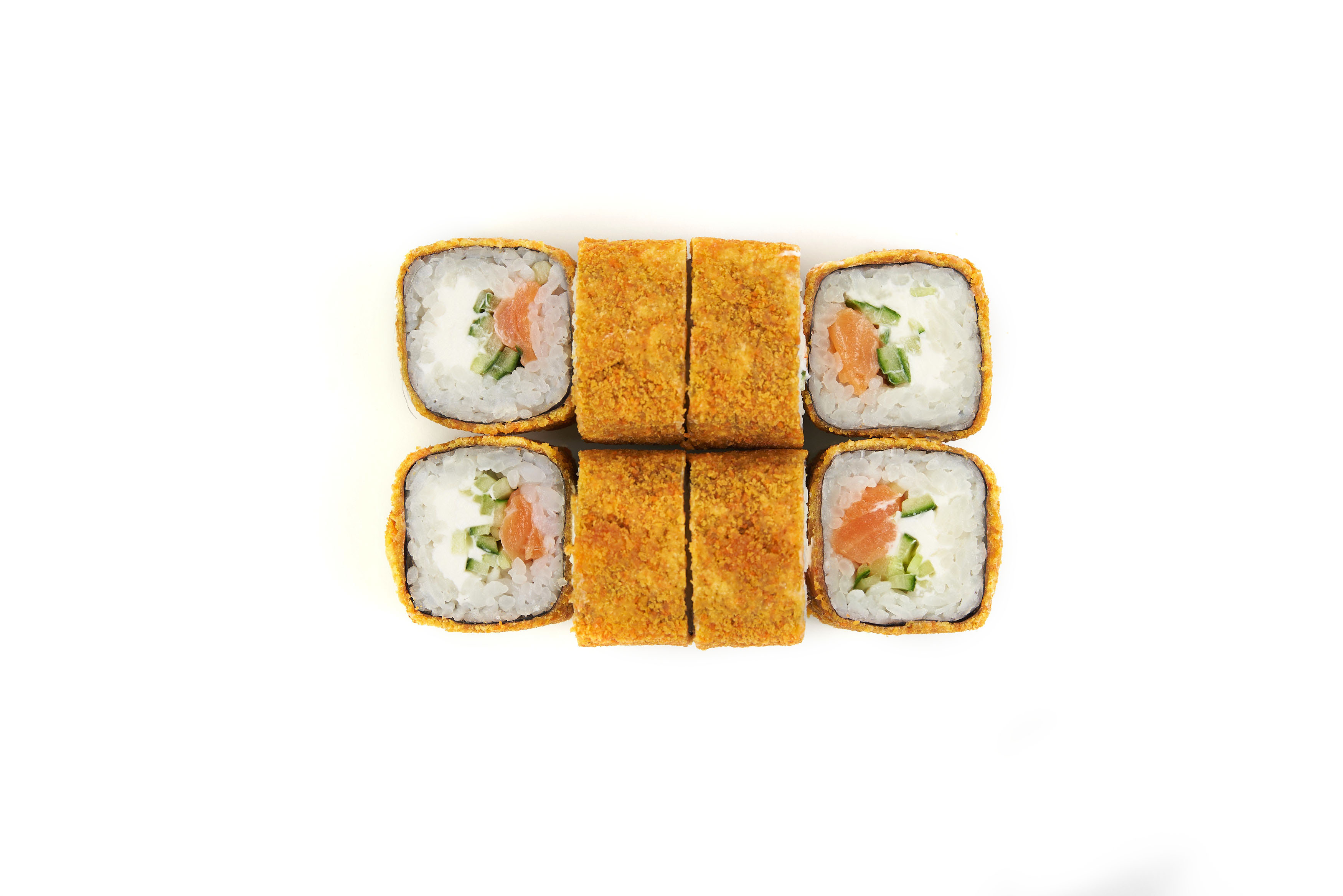 Жареный ролл Сяке темпура