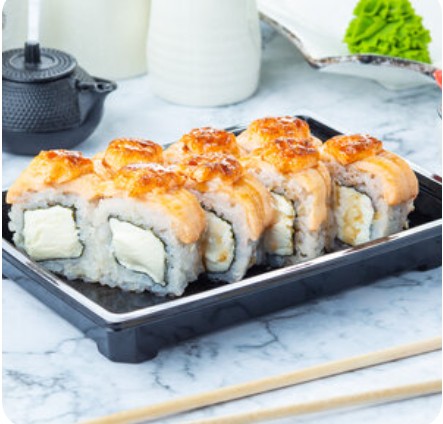 Запечённый ролл Филадельфия Гриль