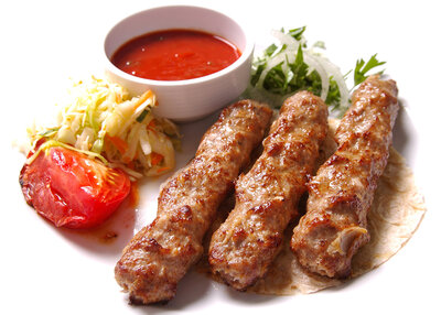 Люля-кебаб из свинины
