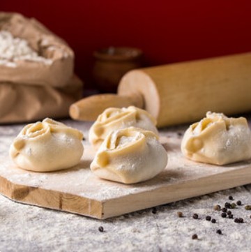 Манты со свининой замороженные 0,5 кг