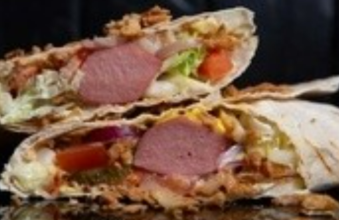 Шаурма mini с сосисками (без сыра)