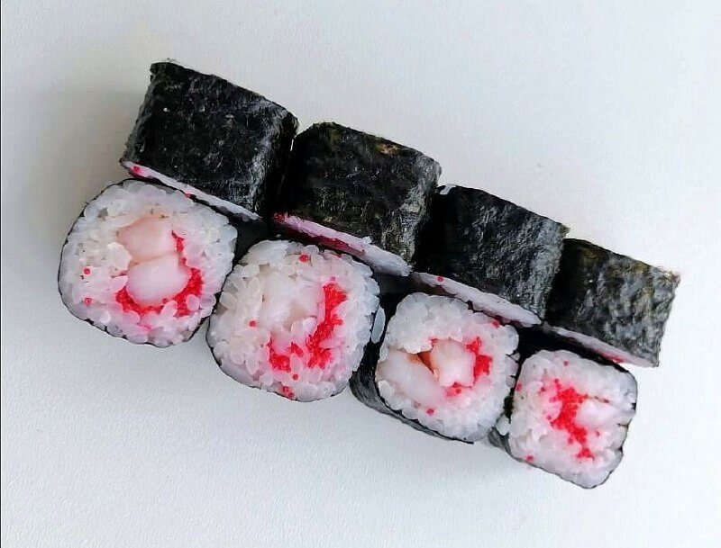 Маки с креветкой