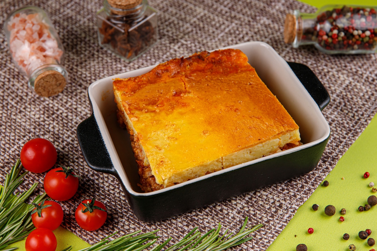 Запеканка с мясом