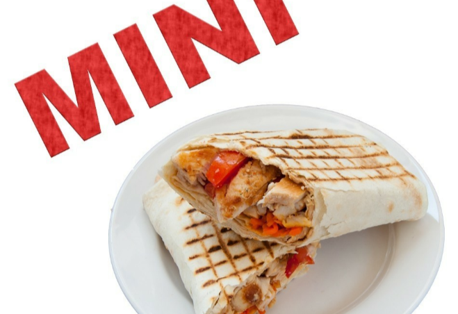 Шаурма mini со свининой и сыром