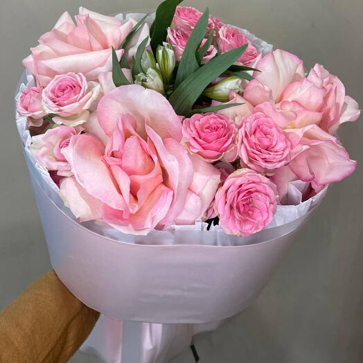 Букет с французкими розами