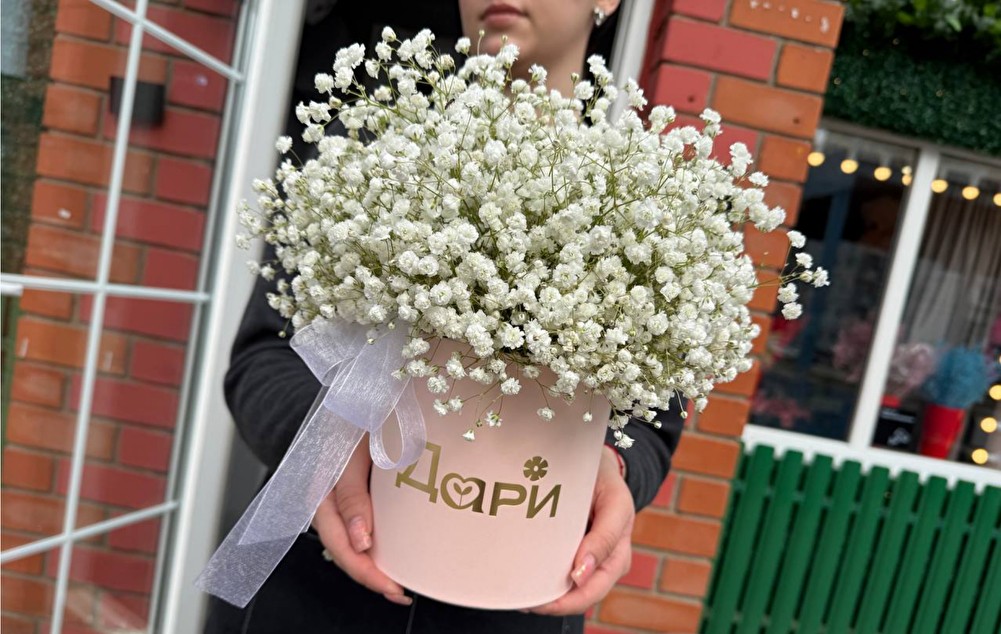 №64 Белое облако гипсофилы XL