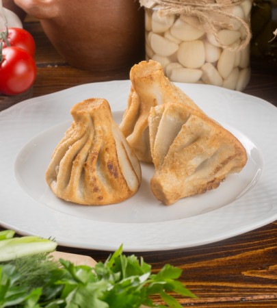 Хинкали жареные