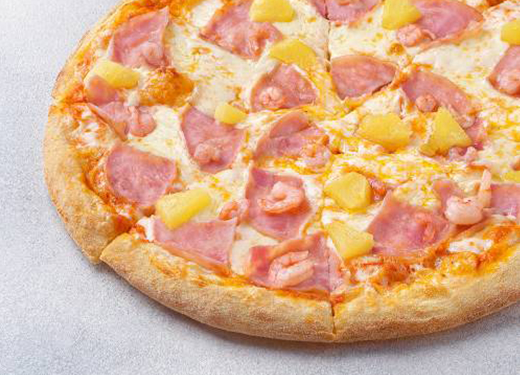 Пицца Гавайская 30 см на тонком