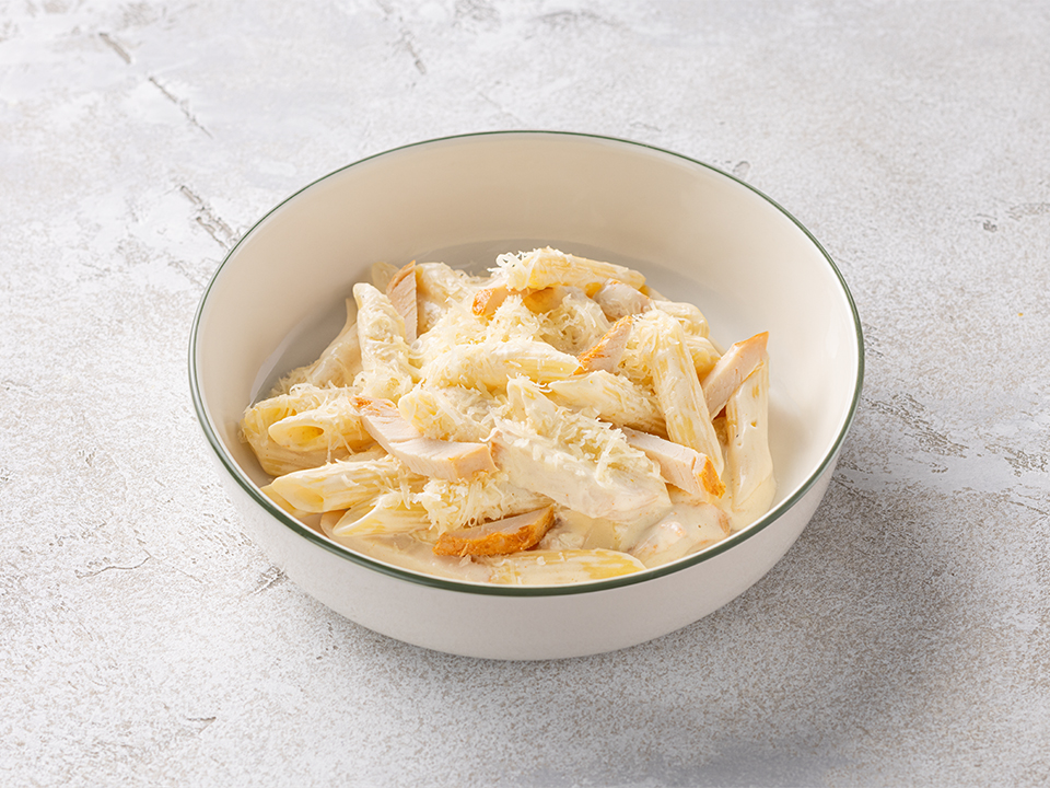 Паста Альфредо с цыплёнком