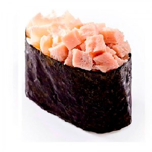 Спайси гункан с копченей курицей
