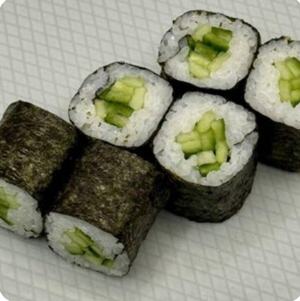 Хосомаки с огурцом