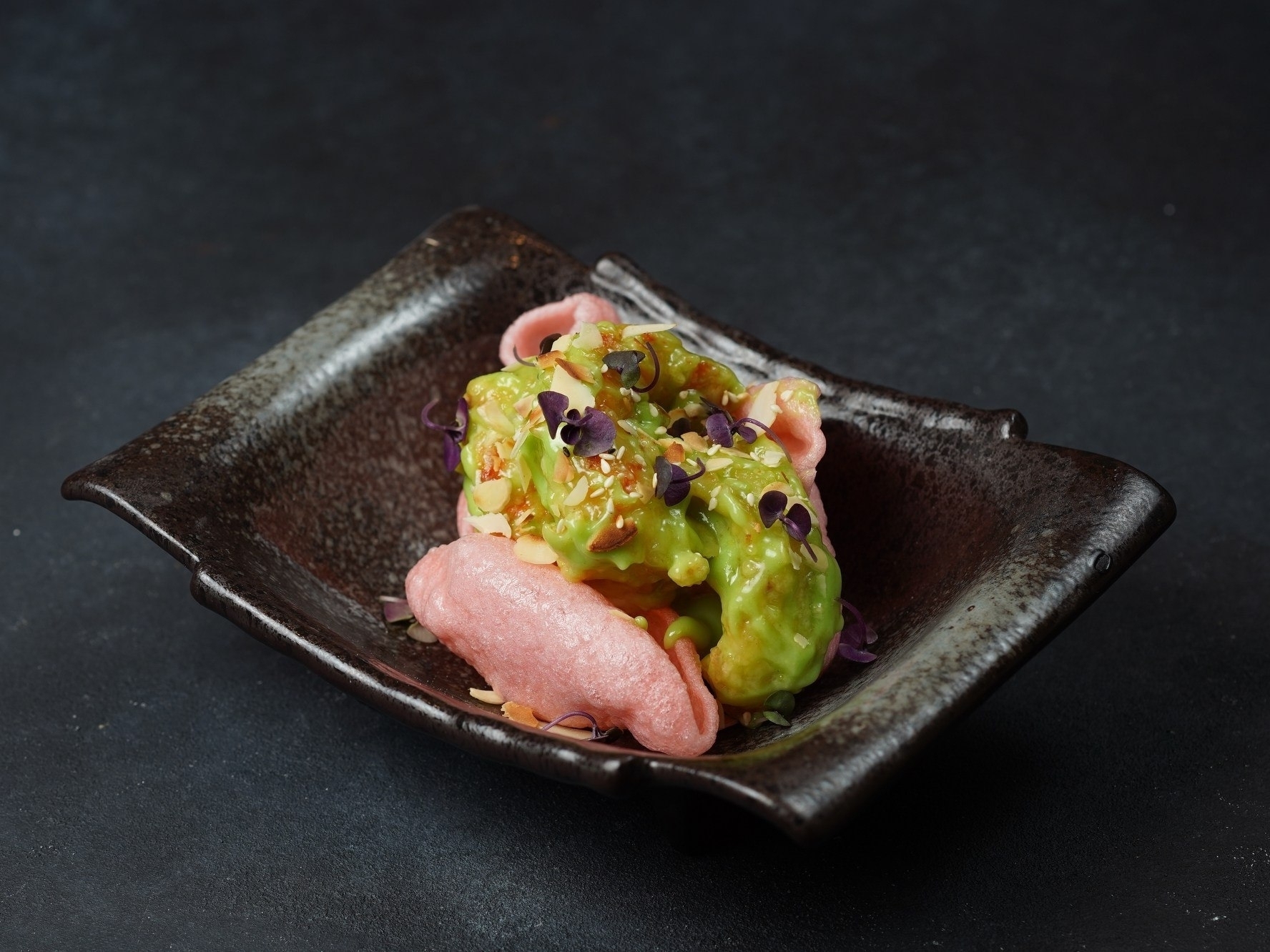 Креветки васаби с хрустящими чипсами