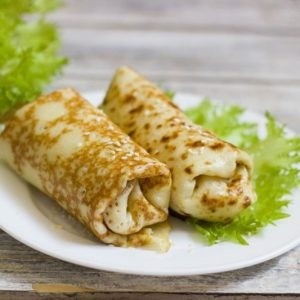 Русские блины гов.фарш /сыр