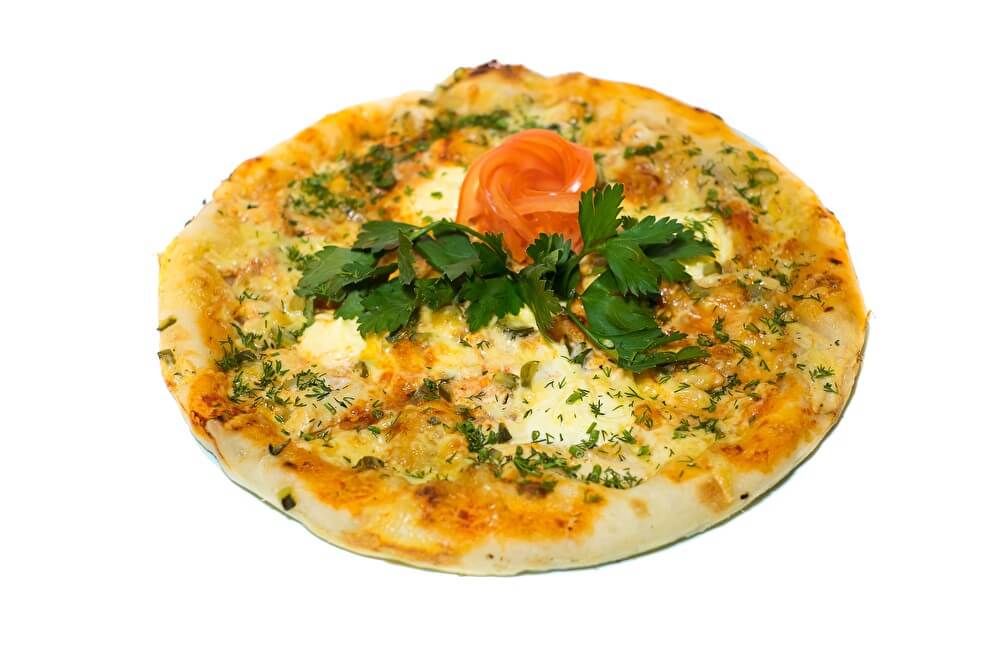 Пицца с курой и ананасом 30 см