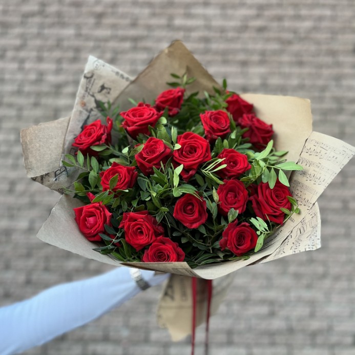 Букет «КРАСНЫЙ ОБЪЕМ»
