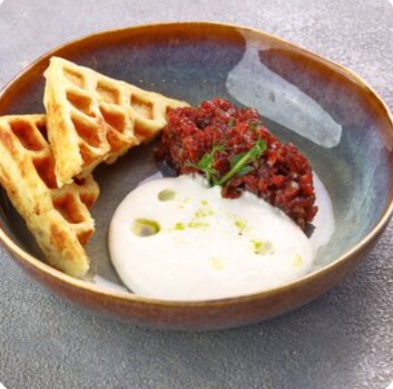 Тартар из мраморной говядины