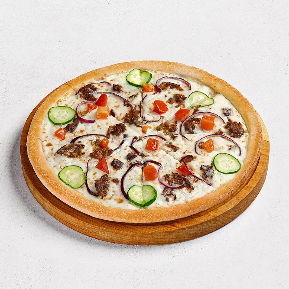 С тушеной олениной средняя