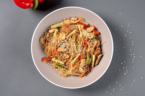 Фунчоза с курицей