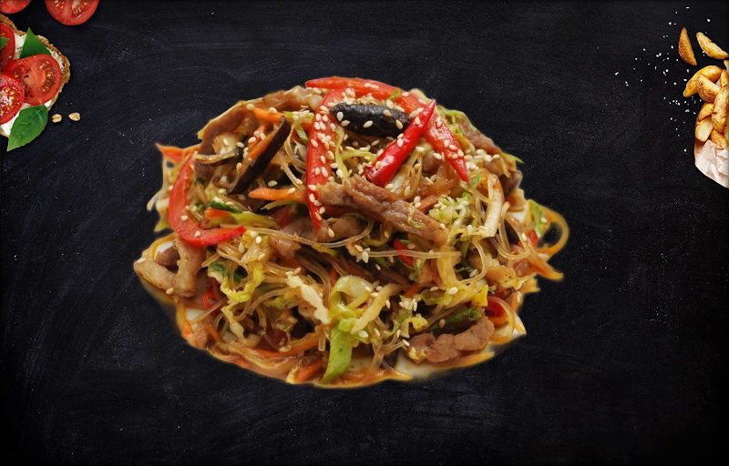 Фунчоза со свининой