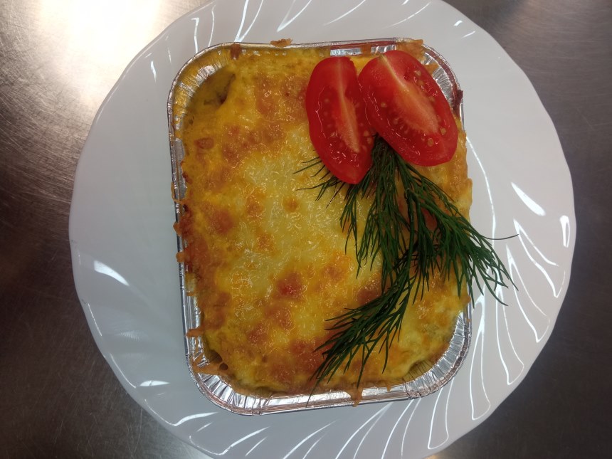 запеканка из горбуши с рисом