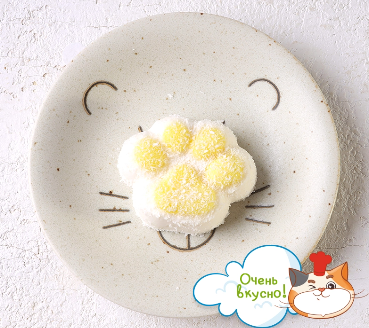 Десерт зефирный Лапка