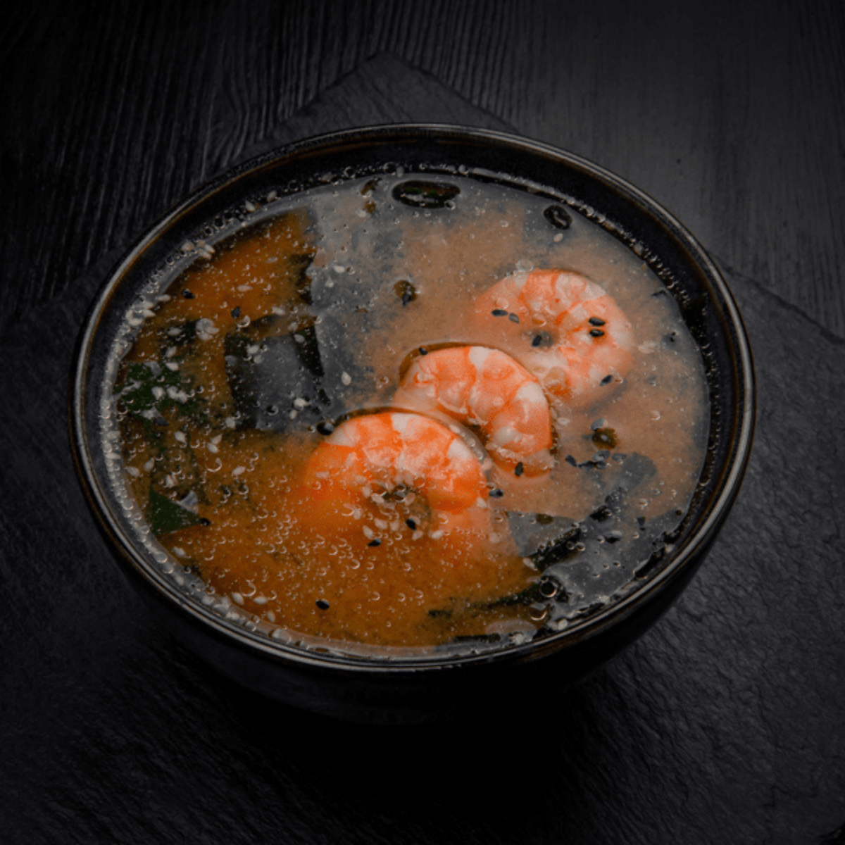 Мисо-суп с креветкой