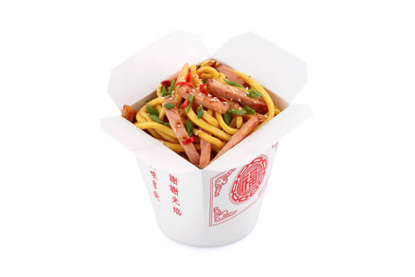 Лапша WOK с беконом
