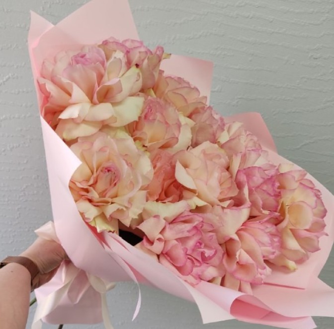 Букет французских роз (13 шт)