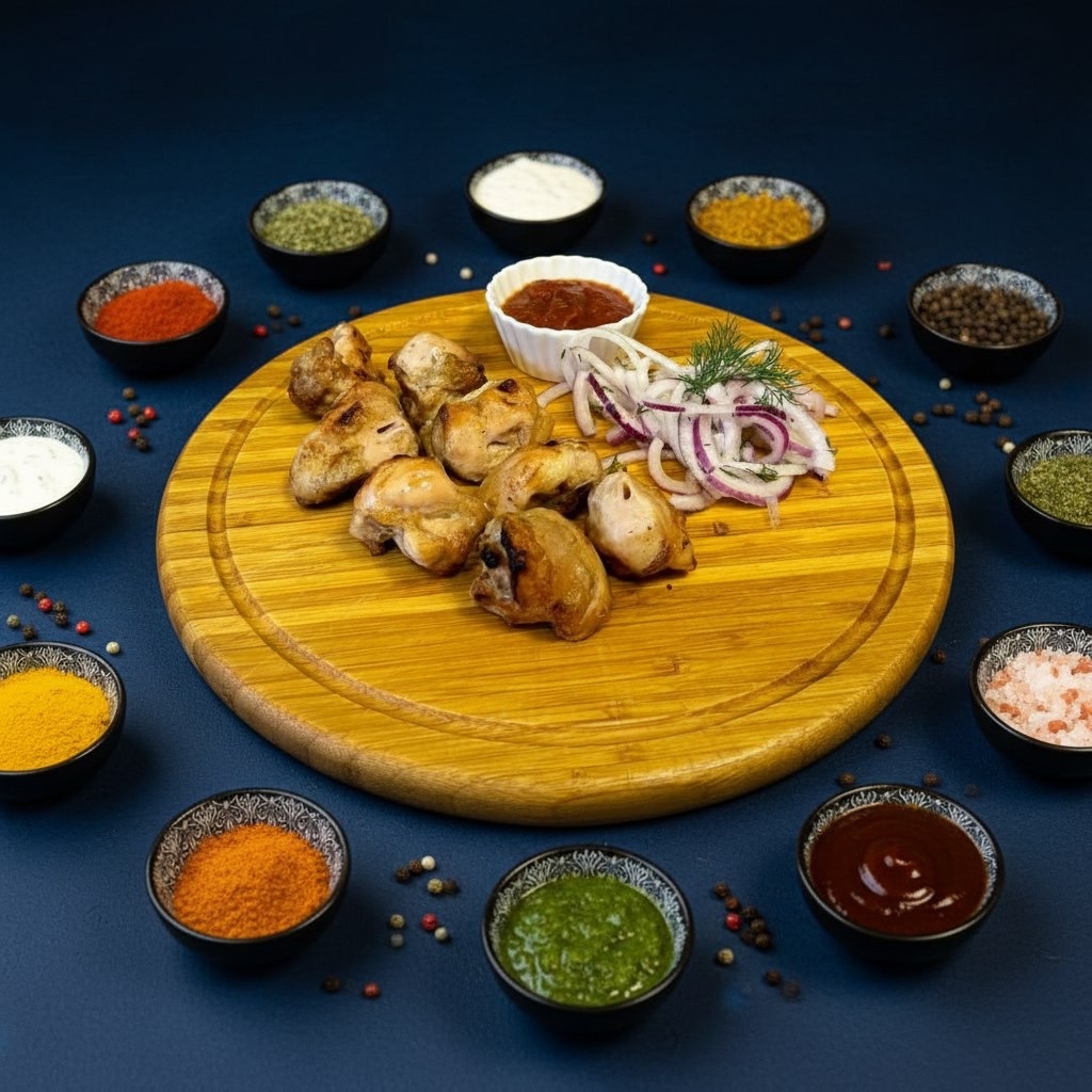 Шашлык из куриного бедра